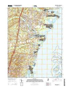 Forked River New Jersey Historical topographic map, 1:24000 scale, 7.5 X 7.5 Minute, Year 2014