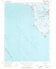 Fortescue New Jersey Historical topographic map, 1:24000 scale, 7.5 X 7.5 Minute, Year 1956