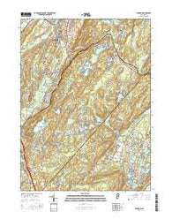 Franklin New Jersey Current topographic map, 1:24000 scale, 7.5 X 7.5 Minute, Year 2016