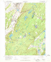 Franklin New Jersey Historical topographic map, 1:24000 scale, 7.5 X 7.5 Minute, Year 1954