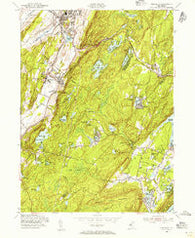 Franklin New Jersey Historical topographic map, 1:24000 scale, 7.5 X 7.5 Minute, Year 1954