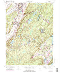Franklin New Jersey Historical topographic map, 1:24000 scale, 7.5 X 7.5 Minute, Year 1954