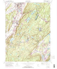 Franklin New Jersey Historical topographic map, 1:24000 scale, 7.5 X 7.5 Minute, Year 1954