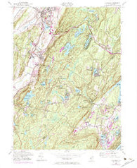 Franklin New Jersey Historical topographic map, 1:24000 scale, 7.5 X 7.5 Minute, Year 1954
