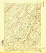Franklin New Jersey Historical topographic map, 1:62500 scale, 15 X 15 Minute, Year 1888
