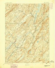 Franklin New Jersey Historical topographic map, 1:62500 scale, 15 X 15 Minute, Year 1894