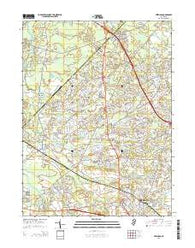 Freehold New Jersey Historical topographic map, 1:24000 scale, 7.5 X 7.5 Minute, Year 2014