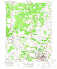 Freehold New Jersey Historical topographic map, 1:24000 scale, 7.5 X 7.5 Minute, Year 1953