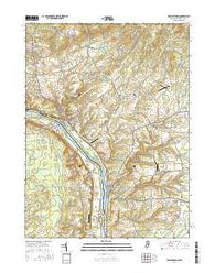 Frenchtown New Jersey Current topographic map, 1:24000 scale, 7.5 X 7.5 Minute, Year 2016