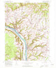 Frenchtown New Jersey Historical topographic map, 1:24000 scale, 7.5 X 7.5 Minute, Year 1955