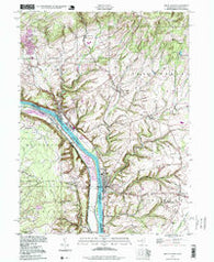 Frenchtown New Jersey Historical topographic map, 1:24000 scale, 7.5 X 7.5 Minute, Year 1997