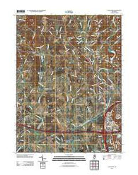 Gladstone New Jersey Historical topographic map, 1:24000 scale, 7.5 X 7.5 Minute, Year 2011