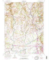 Gladstone New Jersey Historical topographic map, 1:24000 scale, 7.5 X 7.5 Minute, Year 1954
