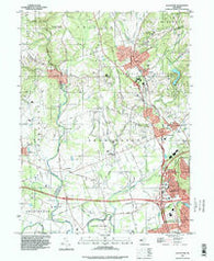 Gladstone New Jersey Historical topographic map, 1:24000 scale, 7.5 X 7.5 Minute, Year 1995