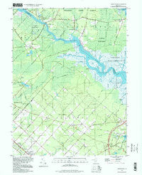 Green Bank New Jersey Historical topographic map, 1:24000 scale, 7.5 X 7.5 Minute, Year 1997