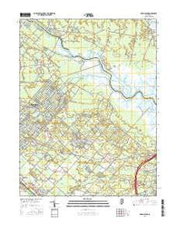 Green Bank New Jersey Current topographic map, 1:24000 scale, 7.5 X 7.5 Minute, Year 2016