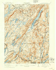 Greenwood Lake New York Historical topographic map, 1:62500 scale, 15 X 15 Minute, Year 1910