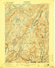 Greenwood Lake New York Historical topographic map, 1:62500 scale, 15 X 15 Minute, Year 1910