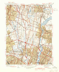 Hackensack New Jersey Historical topographic map, 1:31680 scale, 7.5 X 7.5 Minute, Year 1940