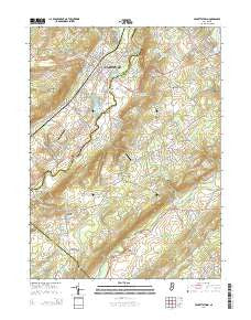 Hackettstown New Jersey Historical topographic map, 1:24000 scale, 7.5 X 7.5 Minute, Year 2014