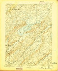 Hackettstown New Jersey Historical topographic map, 1:62500 scale, 15 X 15 Minute, Year 1894