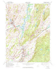 Hamburg New Jersey Historical topographic map, 1:24000 scale, 7.5 X 7.5 Minute, Year 1954