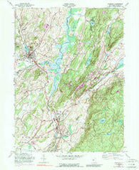 Hamburg New Jersey Historical topographic map, 1:24000 scale, 7.5 X 7.5 Minute, Year 1954
