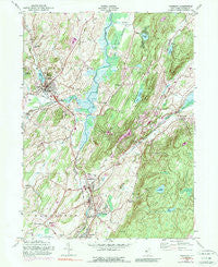 Hamburg New Jersey Historical topographic map, 1:24000 scale, 7.5 X 7.5 Minute, Year 1954