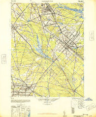 Hammonton New Jersey Historical topographic map, 1:62500 scale, 15 X 15 Minute, Year 1948