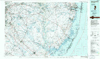 Hammonton New Jersey Historical topographic map, 1:100000 scale, 30 X 60 Minute, Year 1984