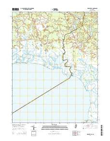 Heislerville New Jersey Historical topographic map, 1:24000 scale, 7.5 X 7.5 Minute, Year 2014