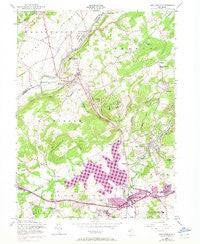 High Bridge New Jersey Historical topographic map, 1:24000 scale, 7.5 X 7.5 Minute, Year 1954