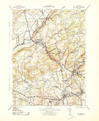 High Bridge New Jersey Historical topographic map, 1:31680 scale, 7.5 X 7.5 Minute, Year 1943