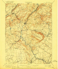 High Bridge New Jersey Historical topographic map, 1:62500 scale, 15 X 15 Minute, Year 1905