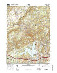 High Bridge New Jersey Current topographic map, 1:24000 scale, 7.5 X 7.5 Minute, Year 2016