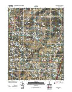 Hightstown New Jersey Historical topographic map, 1:24000 scale, 7.5 X 7.5 Minute, Year 2011