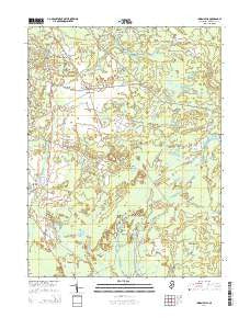 Indian Mills New Jersey Historical topographic map, 1:24000 scale, 7.5 X 7.5 Minute, Year 2014