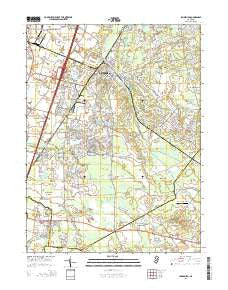 Jamesburg New Jersey Historical topographic map, 1:24000 scale, 7.5 X 7.5 Minute, Year 2014