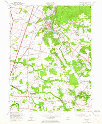 Jamesburg New Jersey Historical topographic map, 1:24000 scale, 7.5 X 7.5 Minute, Year 1953
