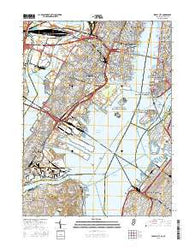 Jersey City New Jersey Current topographic map, 1:24000 scale, 7.5 X 7.5 Minute, Year 2016