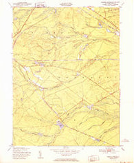 Keswick Grove New Jersey Historical topographic map, 1:24000 scale, 7.5 X 7.5 Minute, Year 1951