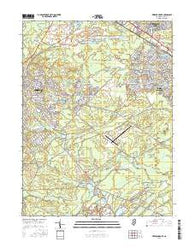 Keswick Grove New Jersey Current topographic map, 1:24000 scale, 7.5 X 7.5 Minute, Year 2016