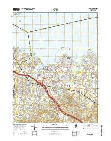 Keyport New Jersey Historical topographic map, 1:24000 scale, 7.5 X 7.5 Minute, Year 2014