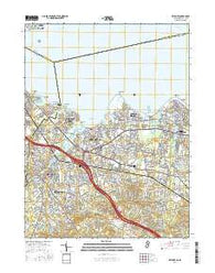 Keyport New Jersey Current topographic map, 1:24000 scale, 7.5 X 7.5 Minute, Year 2016