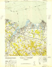 Keyport New Jersey Historical topographic map, 1:24000 scale, 7.5 X 7.5 Minute, Year 1947