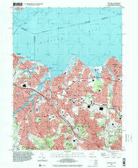 Keyport New Jersey Historical topographic map, 1:24000 scale, 7.5 X 7.5 Minute, Year 1995