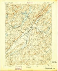 Lake Hopatcong New Jersey Historical topographic map, 1:62500 scale, 15 X 15 Minute, Year 1894