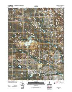 Lakehurst New Jersey Historical topographic map, 1:24000 scale, 7.5 X 7.5 Minute, Year 2011