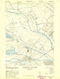 Lakehurst New Jersey Historical topographic map, 1:24000 scale, 7.5 X 7.5 Minute, Year 1947