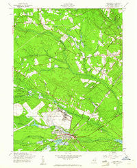 Lakehurst New Jersey Historical topographic map, 1:24000 scale, 7.5 X 7.5 Minute, Year 1957